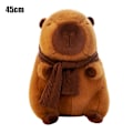 Miniatyrbilde 1 av 8: Skjerf Capybara Plysjleketøy Capybara Kosedyr Plysjleketøy 45cm