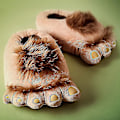 Miniatyrbild 2 av 4: Lyxiga Unisex Vuxen Hobbit Fötter Tofflor Halvling Plysch