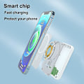 Miniatyrbild 4 av 5: Magnetisk Trådlös Snabbladdande Powerbank PD20W Mini Portabel 20000mAh Extern Batteriladdare För Iphone 12 13 white