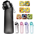 Miniatyrbilde 3 av 5: 650 ml luft-smaksatt vannflaske med 7 smaker Matte Black