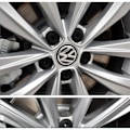 Miniatyrbilde 4 av 4: Passer til Volkswagen 5-klos hubcap dekklogo 135mm (4 stk)