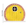 Miniatyrbillede 1 af 4: 2 Fe-Døre, Træ Fe-Døre til Haven, Fe-Døre, Miniature, Havedekorationer til Haven(8) 8