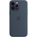 Miniatyrbild 1 av 3: IC Apple Silikonfodral med MagSafe för iPhone 14 Pro Max Storm Blue