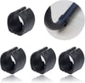 50 stycken U-formade stolsglidare i plast, U-formade stolsbensskydd i plast, golvskydd (25 mm)