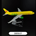 Miniatyrbilde 1 av 6: 1:400 Skala Metall Fly Replika Dhl Boeing 757 Fly Diecast Modell Fly Hjemmekontor Miniatyrleker for Barn - Perfekt 61.Siberia S7