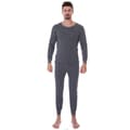 Herr Termounderkläder Set Vinter Termos Underkläder Långkalsonger Toppar Vinter Herr Tjock Fleece Termokläder Pyjamas Set Mörkgrå Dark Gray XL