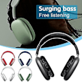 Miniatyrbild 3 av 5: P9 Over-ear hörlurar med memory foam, full täckning, aktiv brusreducering Silvery