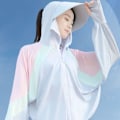 Pikkukuva 7 / 10: Suuri hupullinen aurinkosuojatakki harmaa Gray