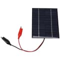 Vandtæt solpanel 5W 12V udendørs DIY solcelleoplader polysilicium epoxy paneler 136X110MM til 9-12V batteriværktøj As shown
