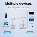 Miniatyrbillede 4 af 5: USB 3.0 til HDMI-kompatibel Adapter HD 1080P USB til HDMI Konverter Thunderbolt Ekstern Lyd Video Adapter Kabel til Laptop PC MacBook Sams [db]
