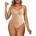 Pikkukuva 1 / 5: Naisten body vartalonmuokkausliivi vatsan hallinnalla saumaton muotoileva stringibody tankini beige beige beige beige S