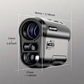 Miniatyrbillede 7 af 8: REVASRI 914,4 m Golf Rangefinder med Flag Vibration og Hældningskompensation, USB-C Opladning, 6x Forstørrelse Monokular golfer