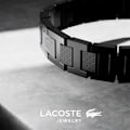Miniatyrbilde 4 av 4: Collection Link armbånd i rustfritt stål dekorert med Petit Piqué-mønster - Tilgjengelig for ham og henne black