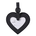 Miniatyrbilde 1 av 10: 2 stk. Hjerte Bagasjelapper Anti-Mist Bagasjelapper SVART Black