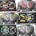 Miniatyrbillede 3 af 5: 12 i 1 Foldbar Push-up Stativ Plade Trænings Gym Fitness System Træning og Krops Træning Øvelses Stativ (12 i 1)