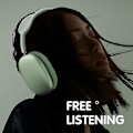 Miniatyrbild 4 av 5: P9 Over-Ear Hörlurar Memory Foam Full Coverage Headset Aktiv Brusreducering{HH} Blue
