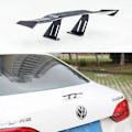 Miniatyrbillede 1 af 5: Universal Mini Spoiler Bil Auto Hale Dekoration Spoiler Vinge Kulfiber-yu