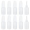 20 st Precisionsapplikatorflaskor med Spets, 10ml/0.34oz Dispenseringsnål PET Tom Limflaska