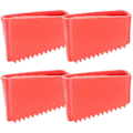 Miniatyrbillede 3 af 4: 4 stk. husholdningsstige fodbeskyttere gummistige fodpuder skridsikre stige benbeskyttere [dB}