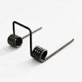 Miniatyrbillede 3 af 5: Dobbelt torsionsfjeder, tråddiameter 2,5 mm udv. diameter 15,5 mm benlængde 65 mm 5 vindinger