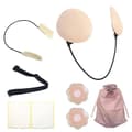 Push Up Frontløs BH-Kit Dyp Utringning BH-Kit BH Skjult BH Hudfarget Beige