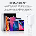 Miniatyrbilde 3 av 5: 20W USB C Hurtiglader for iPhone 14 13 12 11 Serien Adapter