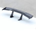 Miniatyrbillede 2 af 5: Universal Mini Spoiler Bil Auto Hale Dekoration Spoiler Vinge Kulfiber-yu
