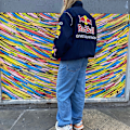 Miniatyrbild 4 av 5: Vintage Racingjacka, Tryckt Bomberjacka, F1 Streetwearjacka Y2k S