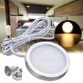 Miniatyrbillede 2 af 5: 8X 12V LED Lys Autocamper Trailer Båd Indvendig Loft Down Taglampe Varm Hvid White