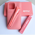 Miniatyrbilde 1 av 5: Rhode Silikondeksel med Lipglossholder for iPhone, 9 Farger Peach Pit peach pit peach pit iphone14