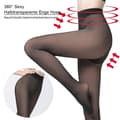Termotights til kvinder, vintertights, forede tights sorte black black 300g[Suitable for 80-140 pounds
