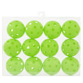 Miniatyrbillede 1 af 2: 12 pak, luft golfbolde 40 huller 74mm, høj elasticitet pickleball (grøn) green