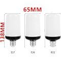 Miniatyrbilde 3 av 4: LED Flammelys, Flammelys for Party, Omvendt Effekt, Energibesparende Flammelys, For Innendørs/Utendørs Bruk (2-pakning) B22 2pcs