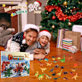 Miniatyrbild 3 av 4: 2024 Dinosaurie Adventskalender för Barn, 24 Dagar Nedräkning Dino Kalender Leksak, Adventskalender för Pojkar, Flickor, Barn, Tonåringar, Julgåva för Barn