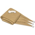 Miniatyrbillede 3 af 4: Havemarkise Vandtæt UV-Beskyttelse Solsejl Trekant (6*6*6m, Off-White) Off-white 6*6*6m