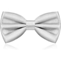 Miniatyrbilde 1 av 7: Sløyfe for menn, klassisk ensfarget sløyfe med klips for menn, sateng smoking sløyfe med klips, justerbar formell sløyfe for fest, bryllup[qb] Light grey