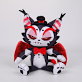 Miniatyrbild 1 av 3: Hazbin Hotel Husker Bartender Katt Plysch Gosedjur Plyschdockor Tecknad Figur Boss Leksak Present