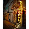 Miniatyrbilde 2 av 5: LED-nisse, stige, lyslenke, 3m LED utendørs julelys, 315 LED, lyslenke, juletre, vindu, 8 moduser, uteplass, hage 3m