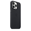 Miniatyrbillede 2 af 3: Kompatibel med iPhone 13 Pro Silikone Beskyttelsesetui Læder Beskyttelsesetui med Magsafe Funktion (FMY) Midnight Black