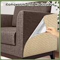 Miniatyrbillede 7 af 7: 78.7\"x15.7\" Selvklæbende Trimmbar Katteklø Mat Stor Katteklø Bræt Sofa Beskytter Møbler Katteklø Pæl (200cm*40cm Khaki)