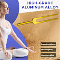 Miniatyrbilde 3 av 5: UT 396 HZ Stemmegaffelsett, Stemmegaffel for Healing Chakra, Lydterapi, Vedlikehold av Kropp, Sinn og Sjel gold