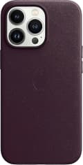 Iphone 14 Apple Läderfodral med Magsafe [YJD Mörklila Dark purple iPhone14 Pro