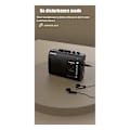 Pikkukuva 4 / 5: Panda 6501 Kannettava kasettisoitin AM/FM-radio Retro-musiikkisoitin Walkman kaiuttimilla [Db] Black
