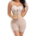 Kvinnor Sr Sömlös Butt Lifter Dräkter Push Up Svettas Underkläder Korsett Midja Beige XS
