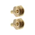 2 stk. 8 mm 1/2 tomme indvendigt gevind messingfittings slangefittings modhager samleadapter kobling til