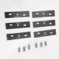 Miniatyrbilde 3 av 4: 9 stk. kompatible for AL-KO Robolinho 500 / 700 / 1150 / 1200 / 2000 gressklipperblader i rustfritt stål MultiColor