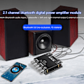 Miniatyrbillede 1 af 8: 1st ZK-MT21 2x50W+100W 2.1-kanals Bluetooth 5.0 Subwoofer Digi Sort 1st Sort Black 1pc