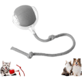Miniatyrbild 1 av 7: 2024 Smart Cat Ball Toys Automatisk Rullande Boll Elektrisk Kattleksak Självstyrning Interaktiv Katt Hund Gray