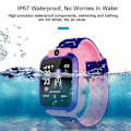 Miniatyrbild 5 av 5: Barn Smart Watch 4g Gps Wifi Videosamtal Sos Tracker Vattentät Barn Smartwatch Kamera Rosa rosa