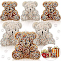 Miniatyrbilde 1 av 5: stk Mini Teddybjørn Liten Bjørneunge Bulk 4 Tommer Plysj Leketøy Liten Myk Bjørnedukke Teddybjørn Brun Aprikos For Babyshower Bursdag Graduation